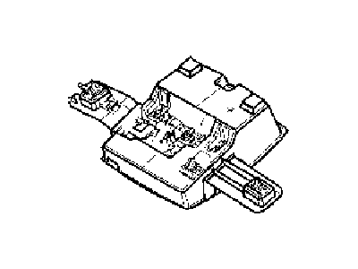Dodge 5108266AC RETAINER Overhead Console