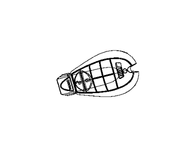Ram 56046953AE TRANSMITTER Integrated Key FOB