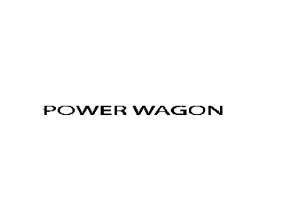 Ram 68026756AA NAMEPLATE Tailgate Power Wagon