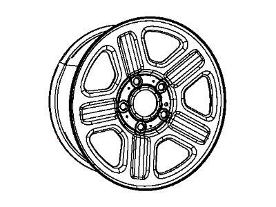 Jeep 1AH73RXFAD WHEEL Steel