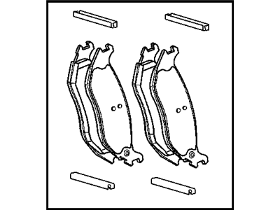 Jeep 5083882AE PAD KIT Disc Brake