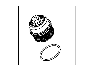 Jeep 68079747AB CAP KIT Oil Filter Housing
