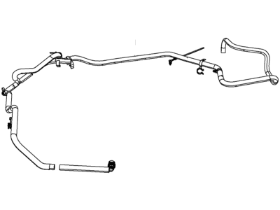 2014 Dodge Durango Brake Line - 68193933AB