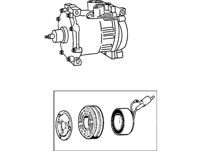 Mopar 55111411AC Compressor A/C With Clutch