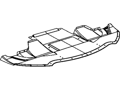 Mopar 68050001AB Splitter Kit Front