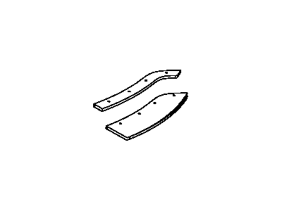 Mopar 68050015AB Extension Kit Front Splitter