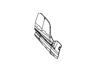 Dodge 55399273AE SHIELD Brake & Fuel Line