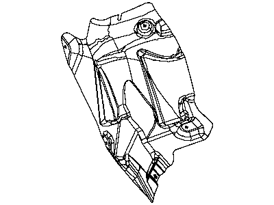 Dodge 68069893AG SHIELD Toe Pan