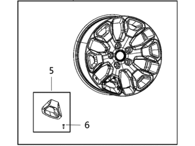 Ram Spare Wheel - 5UR351AAAA