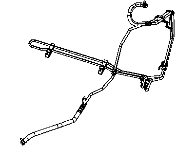 Dodge 4766279AD COOLER LINES POWER STEERING RETURN