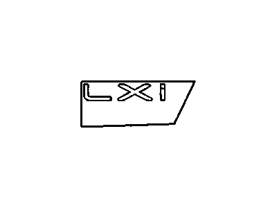 Chrysler MR478637 NAMEPLATE LXI