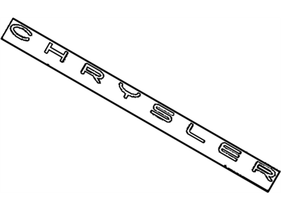 Chrysler MR478634 NAMEPLATE Chrysler
