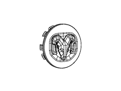 Ram 6KF18SZ0AA CAP Wheel Center