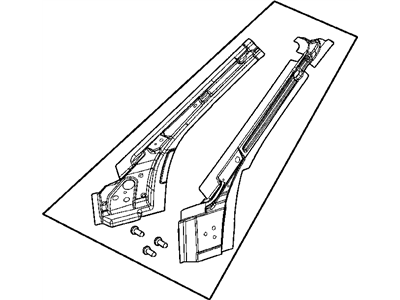 Chrysler 4878704AD FRAME Windshield Header Inner Frame