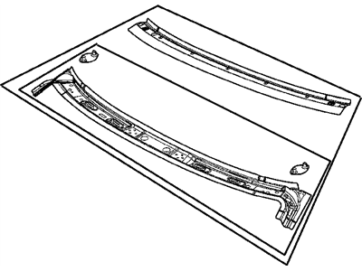 Chrysler 5102173AB FRAME PACKAGE Windshield Header