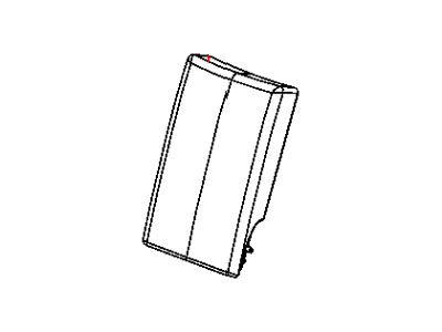 Dodge 5RL65XDVAA ARMREST Rear Seat Center