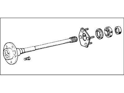 2004 Jeep Grand Cherokee Axle Shaft - 5012872AA