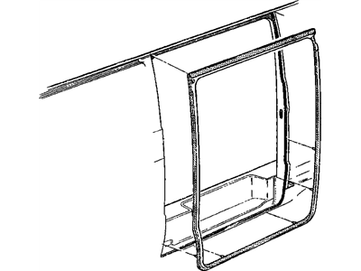 2000 Dodge Ram Wagon Door Seal - 55359218AA