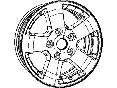 Ram 1DZ10PAKAC WHEEL Aluminum