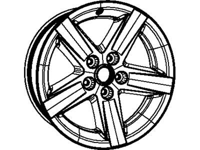 Mopar 5YJ15SZ0AA Wheel, Alloy