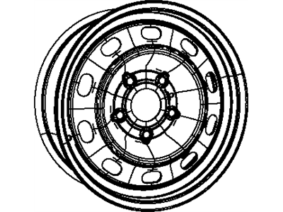 Ram 52113265AC WHEEL Steel