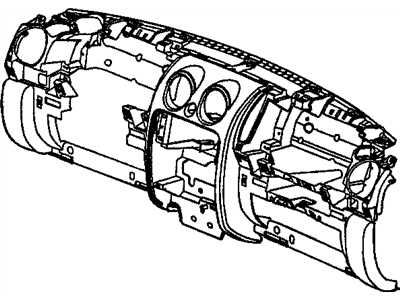 Jeep 5JM34WL8AB PANEL Instrument