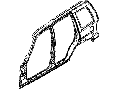 Jeep 55176962AD APERTURE Body Side Complete Outer