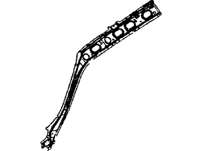 Jeep 55176960AH REINFORCEMENT Front Pillar Includes Roof Header Support