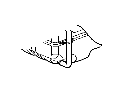 Jeep 5086496AA HOSE Overflow Roll Stock