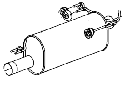2003 Dodge Ram 2500 Muffler - E0019383UF