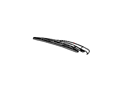 Mopar 68028440AA Blade Rear Wiper