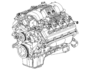 Dodge R8259164AA ENGINE Long Block SERVICE WARNING: If The Original Engine Has Experienced A Catastrophic Failure - Including Piston, Cylinder Bore, Valve, or Valve Seat Failure - The Intake Manifold Must Be Replaced With A New Manifold.