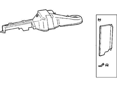 Mopar 4886530AB Housing Blower Motor