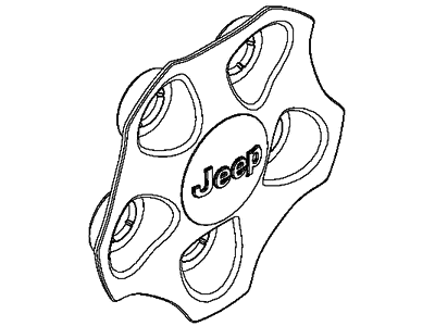 2016 Jeep Renegade Wheel Cover - 6DF44NTZAA