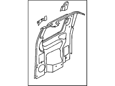 Dodge 55275266 PANEL Quarter Inner Upper