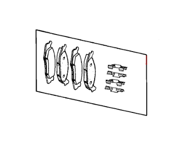 Dodge 68052370AB PAD KIT Front Disc Brake