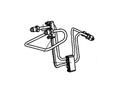Ram 68226109AB TUBE ASSEMBLY, BRAKE Master Cylinder to HCU Primary