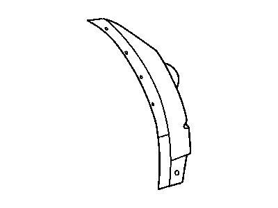 Chrysler 5096711AA SILENCER Wheelhouse