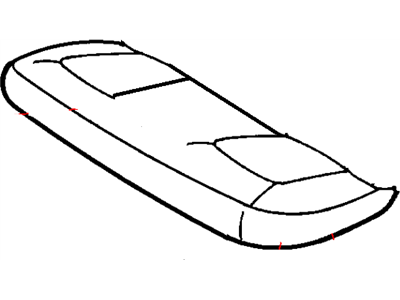 Chrysler YB631T5AA COVER Rear Seat Cushion