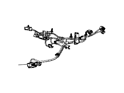 Ram 68101327AB WIRING Seat Cushion Driver