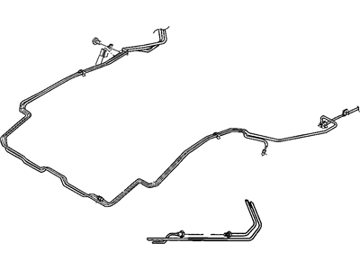 2006 Jeep Wrangler Brake Line - 52009095AF