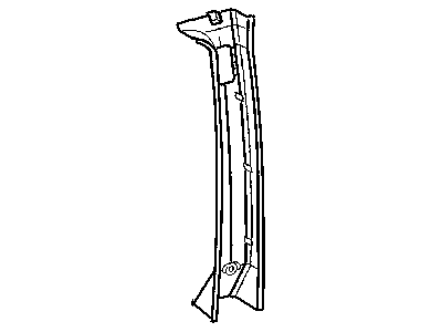 Dodge 5123267AA MOLDING B Pillar