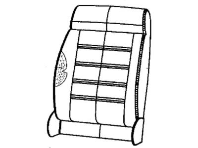 Jeep 6FV53XR4AA COVER Front Seat Back