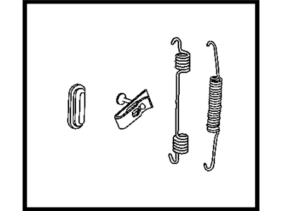 Dodge 5103203AA SPRING KIT Brake Shoe Hold Down