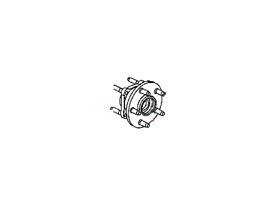 Jeep 52111884AB HUB AND BEARING Wheel