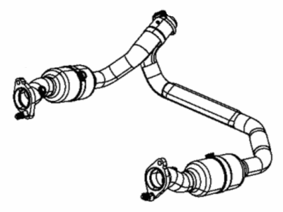 2020 Ram 1500 Catalytic Converter - 68436974AB