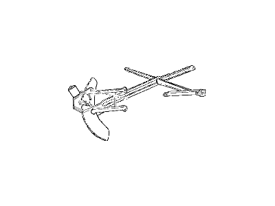 Jeep 4798379AB REGULATOR Front Door Window