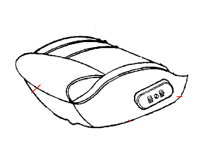 2000 Dodge Ram Wagon Seat Cushion - SR311C3AA