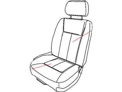 Ram 1JL171DVAA COVER Front Seat Cushion