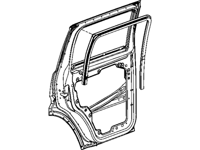 Dodge Window Run - 55360936AF